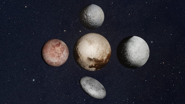 the 5 dwarf-planets in the solar system